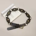 Vintage Sunflower Buckle Style (X1074-1) / Black