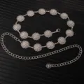 Sunflower Petal Hollow Rose Style (X1197-1) / Silver