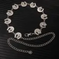 Cowboy Boot Horseshoe Embossed Style (X1205-1) / Silver