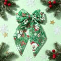 Green Christmas Element Print