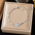 Cross Bracelet (E2222) / Silver