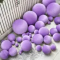 Velvet Ball Pendant / 5cm Velvet Ball (1 Pack) / Purple