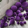 Velvet Ball Pendant / 5cm Velvet Ball (1 Pack) / Deep purple