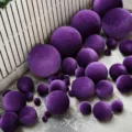 Velvet Ball Pendant / 12cm Velvet Ball (1 Pack) / Deep purple