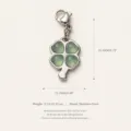 Four Leaf Clover Pendant Silver Tone