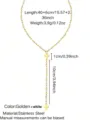 Y-Shaped Double Cross White Drip Necklace (BG056XL-white)