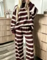 3XL / Top And Bottom / Burgundy
