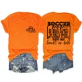 S / Hauts / Orange (Graphique Noir)