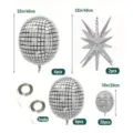 Combo Étoile Explosive & 4D Argent / 32 Pièces/Paquet