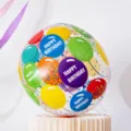Ballons d'Anniversaire Colorés Imprimés / 22 Pouces