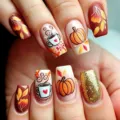 24 Pieces (With Jelly Glue & File) / Caramel Pumpkin Autumn Style (AW698)
