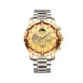 Stainless Steel Strap Style / Two-Tone Steel Strap Gold Case Gold Dial (Red Circle)