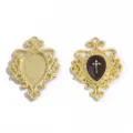 35*27mm / Light Gold Black