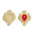 35*27mm / Light Gold Red