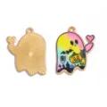 Bunter Halloween Doodle Geist (B0-083-6)