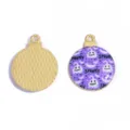 Laterne Violett Spooky Geist (B0-085-4)