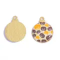 Laterne Orange Violett Kürbis Geist (B0-085-20)