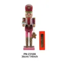 Rood Lichaam Roze Benen Schattig Peperkoekmannetje (Z3508)