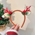 Corna Rosse con Pompon Rosso Verde