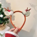 Corna Marroni Peluche con Bacche Rosse