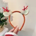 Corna Rosse Peluche con Bacche Rosse