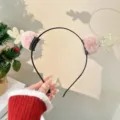 Cerchietto Pompon Rosa