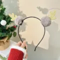 Cerchietto Pompon Grigio