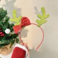 Cerchietto Corna Verdi Glitter