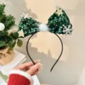 Fiocco con Paillettes Verdi