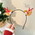 Cerchietto Babbo Natale Corna Rosse