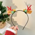 Cerchietto Albero di Natale Corna Rosse