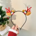 Cerchietto Pupazzo di Neve Corna Rosse
