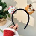 Cerchietto Pupazzo di Neve e Renna