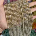 Gold Rutilated Quartz / 3mm (1 Strand)