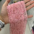Grade A Peru Pink Opal / 3mm (1 Strand)