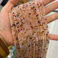 Red Hematoid Quartz / 3mm (1 Strand)
