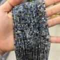 Grade C Natural Kyanite / 3mm (1 Strand)