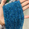 Grade A Blue Apatite / 3mm (1 Strand)