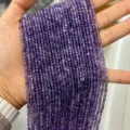 Grade A Light Amethyst / 3mm (1 Strand)