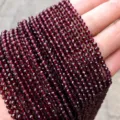 Garnet / 3mm (1 Strand)