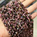 Grade B Dark Tourmaline / 3mm (1 Strand)