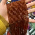 Orange Garnet / 3mm (1 Strand)