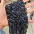 Sapphire Color Agate / 3mm (1 Strand)