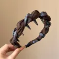 Serre-Tête Patchwork Marron