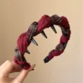 Serre-Tête Patchwork Rouge