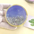 7.3cm / Starry Blue (Gold Frame)