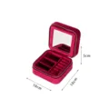 Rose Red (Full Velvet - Large Mirror)
