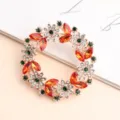Orange 5 (Colorful Rhinestones/Orange Red Tone)