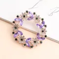 Light Purple 5 (Rose Gold/Purple Crystal)