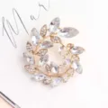 White (Gold Base/Transparent Crystal)